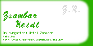 zsombor meidl business card